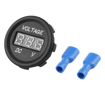 

Waterproof 12V-24V Motorcycle LED Digital Display Voltmeter Socket Meter Charger Socket Power Outlet for Car Boat Marine Hot