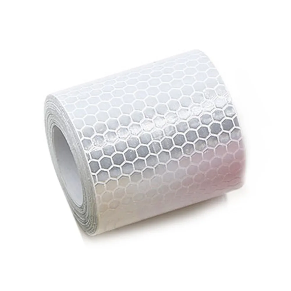 5cm*3m Safety Mark Reflective Tape Stickers Car-styling Self Adhesive Warning Tape Automobiles Motorcycle Reflective Film.