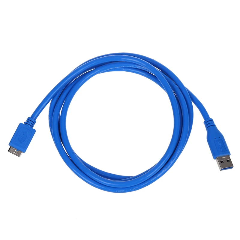 Кабель USB 3 0 типа A type B Micro M/M 6 футов синий|Поводки| |