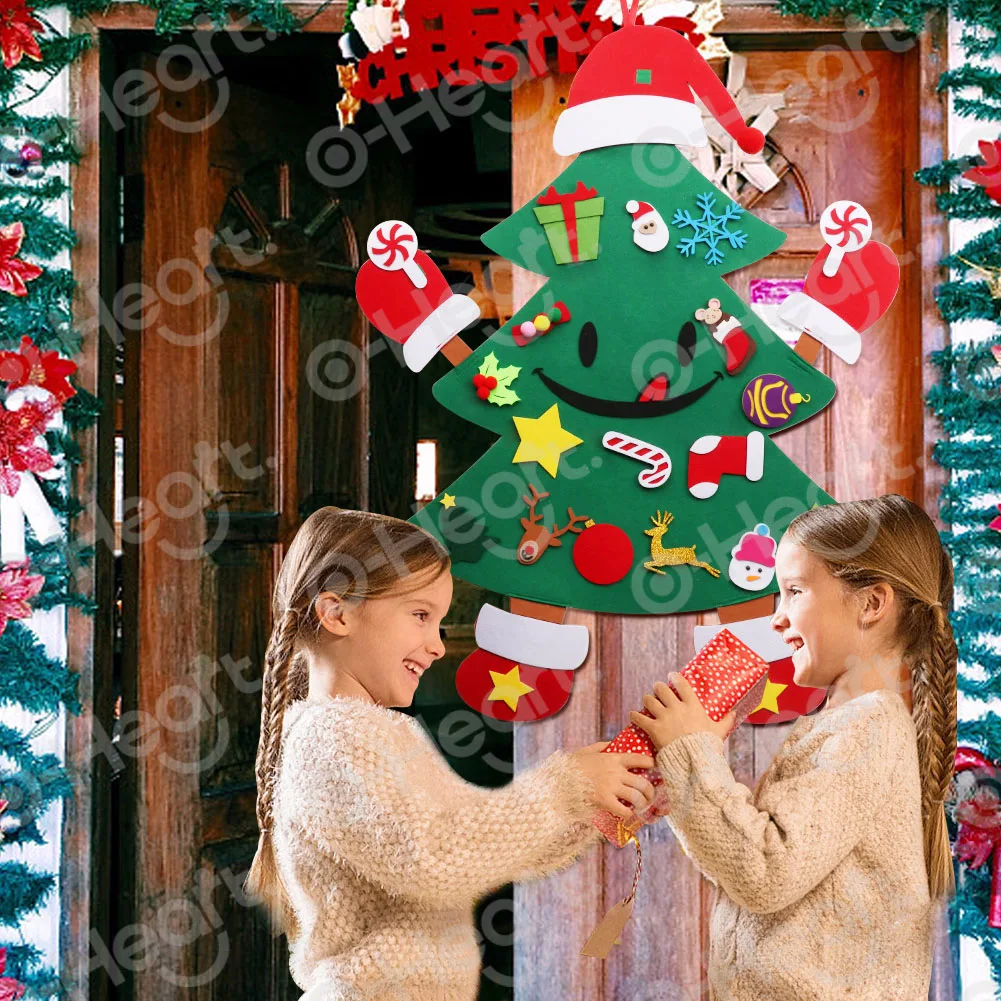 OHEART, 3D, сделай сам, рождественская елка, поддельная, Рождественская елка, для малышей, детские подарки, игрушка, искусственная, рождественская елка, украшения, украшение, год, Navidad