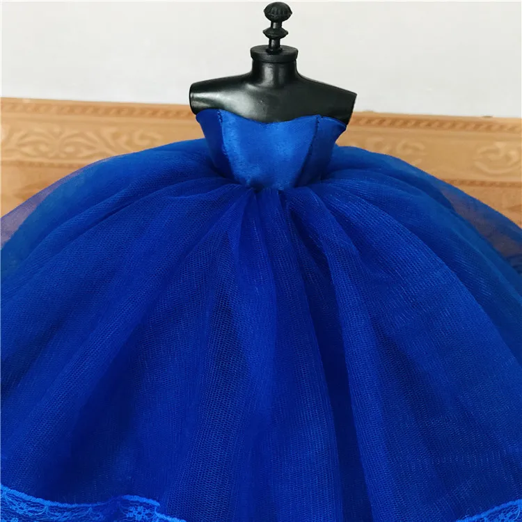 Fashion Handmade Wedding Dresses for Barbie Princess 1/6 Doll Clothes Gown Evening Dress Clothing Dolls Accessories