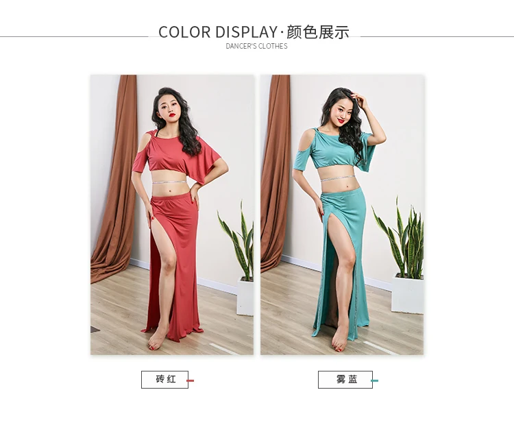 new Bellydance Costume Hot Sale Woman Belly Dance set Top&belly dance skirt belly dance clothes ZM259