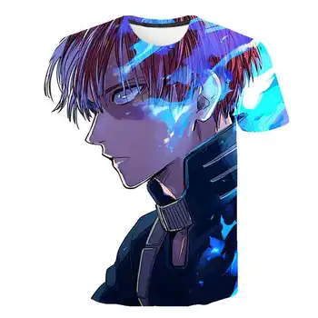 

NEW College My Hero Academia 4 T-Shirt Boy Girls Cosplay Anime 3D Printed Shirt Top Casual Campus Kids Baby Summer Shirt