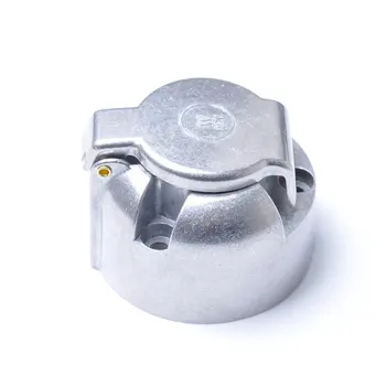 

12V 7 Pin Round Aluminum Trailer Socket Waterproof Trailer Towbar Connector For Trailer Light Lamp