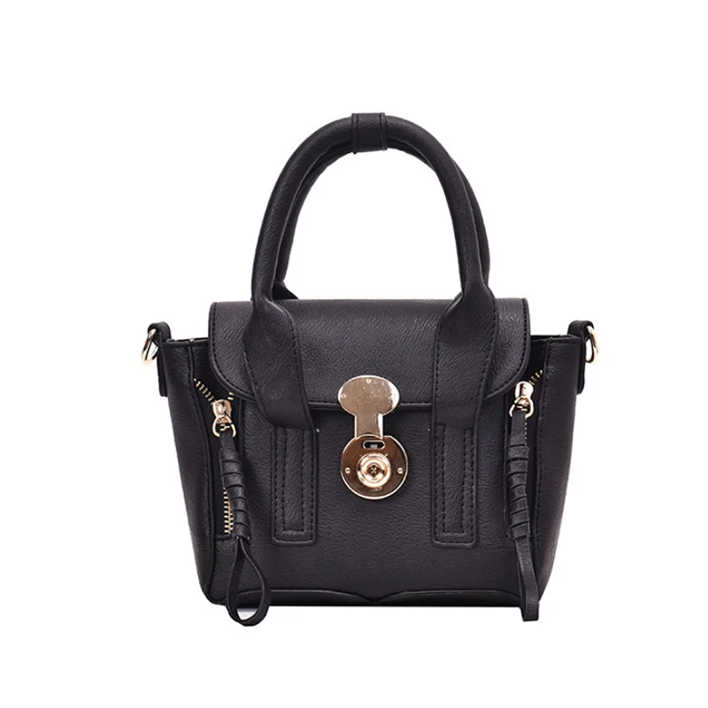 

FLAME HORSE Women Hand Bag PU Leather Shoulder Bags 2019 Fashion Handbag Messenger Bag Ladies Solid Color Bags