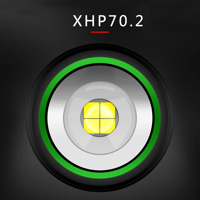 Яркий светодиодный светильник-вспышка xhp70.2 САМЫЙ МОЩНЫЙ СВЕТИЛЬНИК-вспышка 26650 usb фонарь xhp70 xhp50 фонарь 18650 охотничий Фонарь ручной светильник