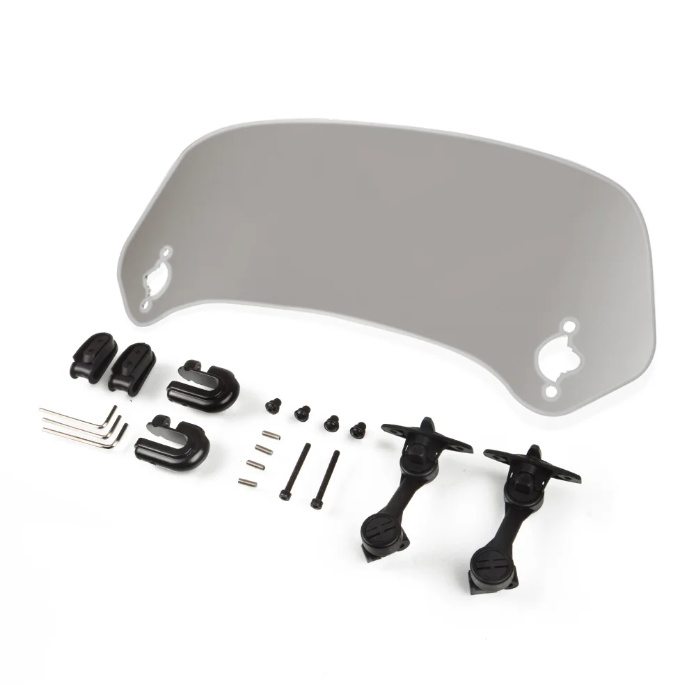  Motorcycle Windshield Adjustable Windscreen Extension Wind Deflector Unversal Decals For Honda CBF1