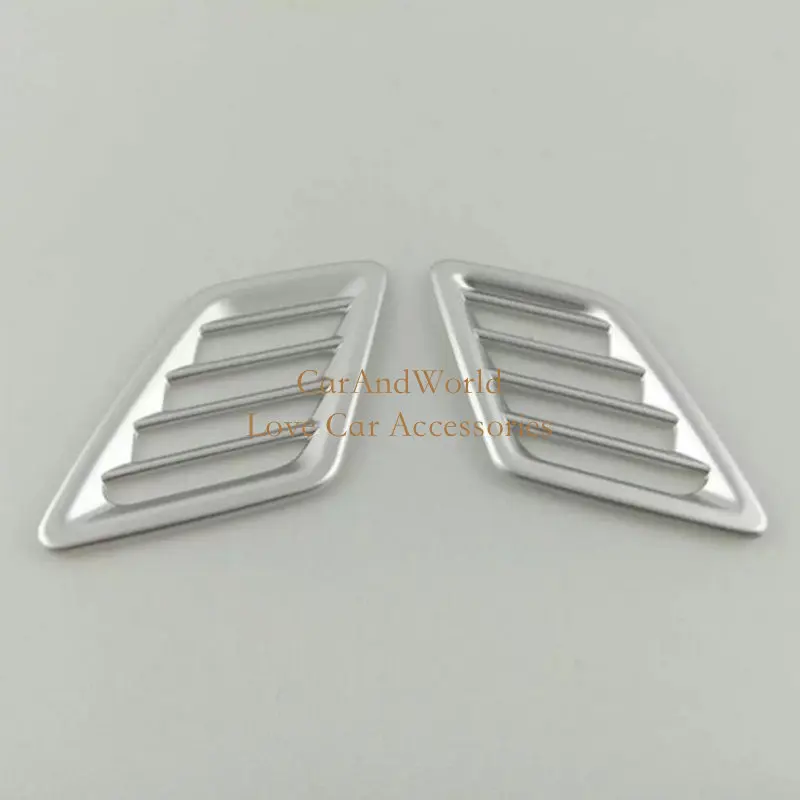 

ABS Chrome Side Air Condition Vent Outlet Decoration Frame Cover For NISSAN TIIDA/Pulsar/Latio/Versa 2010-2019 Car Accessories
