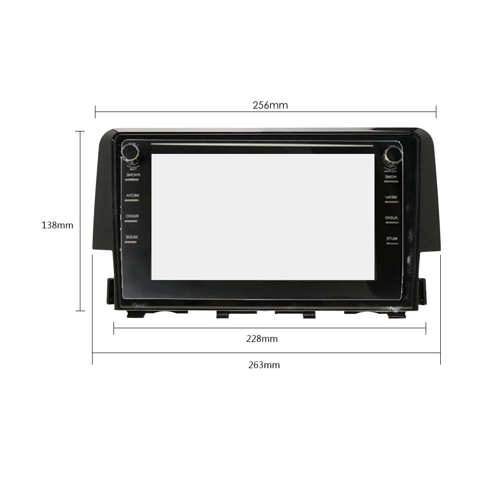 2+ 32G Android 9,1 gps навигация 4G чистая Wifi HiFi 9 дюймов 2.5D кнопочный экран для Honda Civic- автомобильный мультимедийный плеер