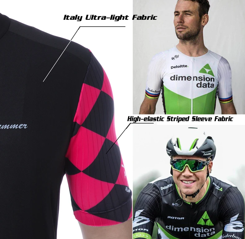 Racmmer мужские велосипедные Джерси PRO AERO с коротким рукавом Maillot Ciclismo Hombre Mtb велосипед Джерси рубашка черный Джерси