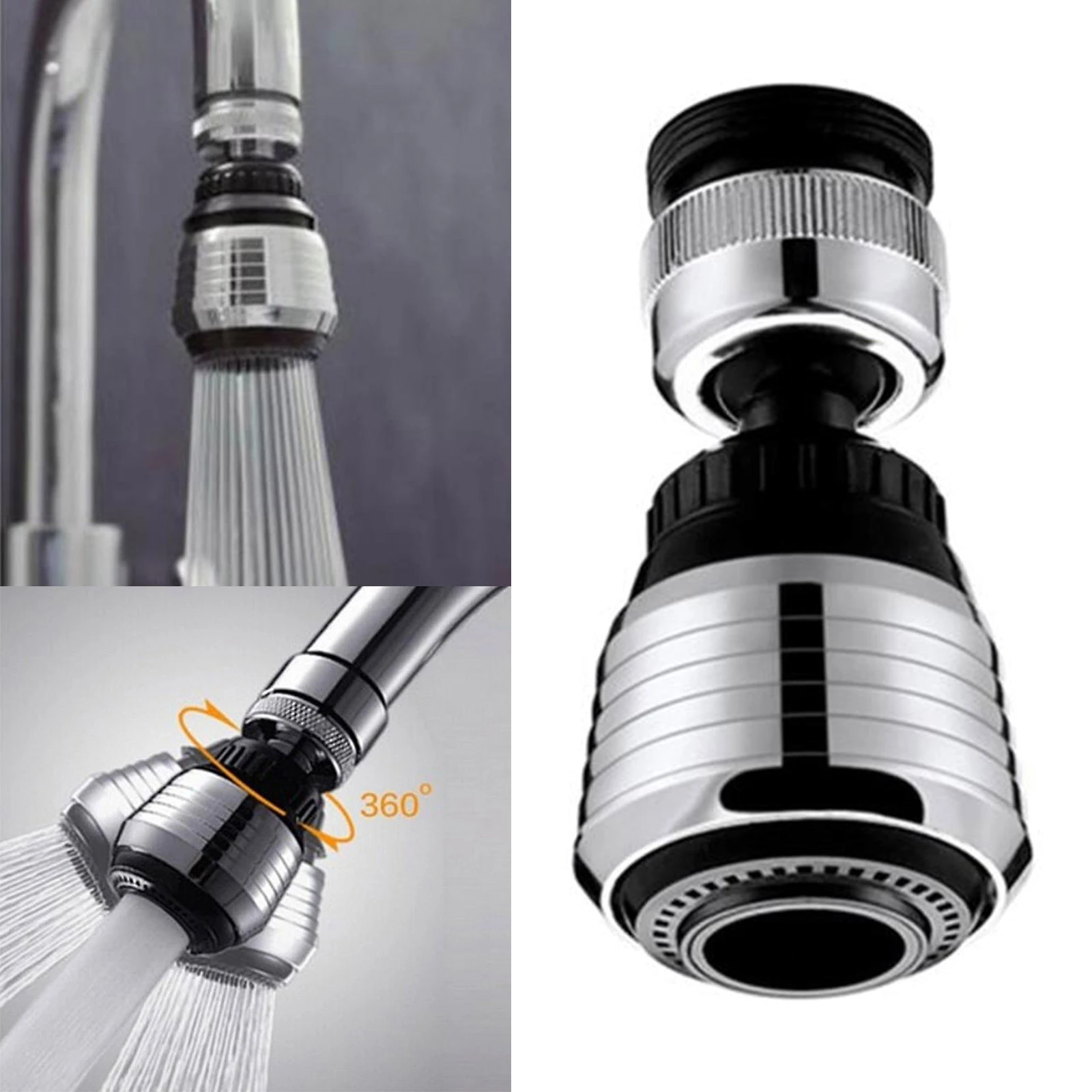 1pcs 360° Rotate Faucet Kitchen Faucet Tool Aerator Water Diffuser Bubbler Water