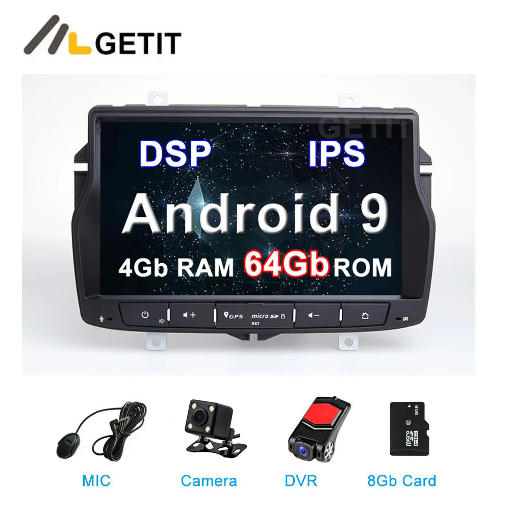 

Android 9 Car DVD Stereo Multimedia Player for Lada Vesta with wifi BT Raido GPS Navigation