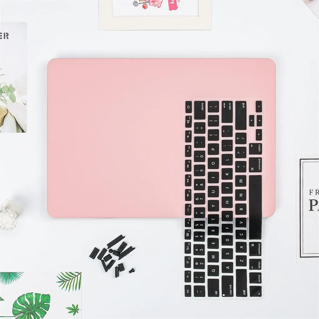 

for Macbook Cover Laptop Sleeve 14 inch Cream Shell for MacBook air 13 inch Retina 15 11 12 for Macbook Silicone Keyboard Cover