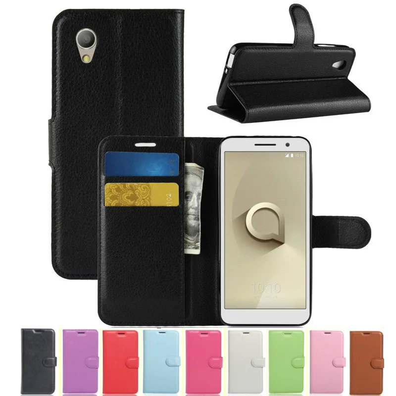 Чехол-бумажник для Alcatel 7/1 кожаный чехол-книжка 1 5033D 5033 5033X 5059D чехол-накладка из