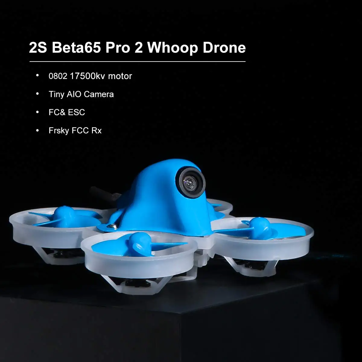 Beta65 Pro 2 2S Brushless Whoop Drone with 2S F4 AIO FC 5A ESC 25mW Z02 Camera 35 Degree OSD Smart  - 32968946839