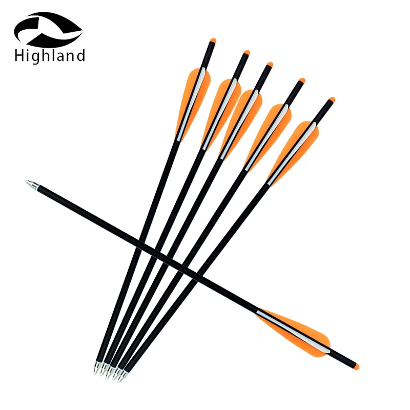 

Archery Bolts 6pcs Crossbow Carbon Arrow 16/17/18/20 Inches Spine 400 For Hunting Outdoor Crossbow and Shooting , Replaceabl