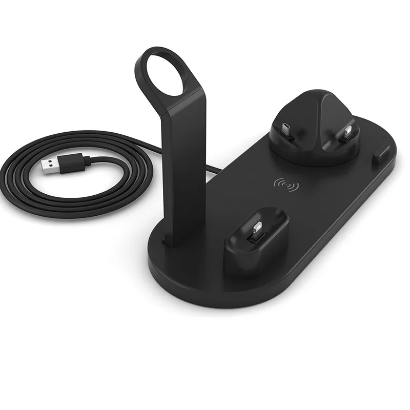 Беспроводная док станция для IPhone X XR XS MAX 8 7 6S Plus IWatch Apple Watch AirPods|Смарт-аксессуары| |