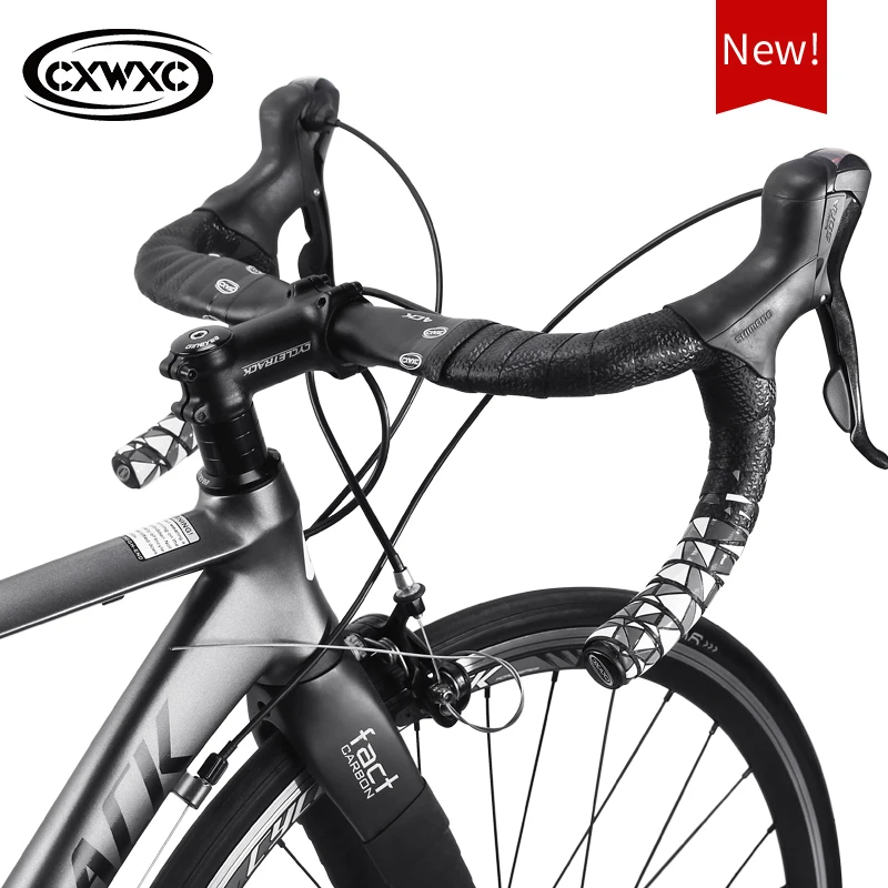 CXWXC Расширенный руль для шоссейного велосипеда, противоскользящая Антивибрационная пленка, персонализированная лента, Аксессуары для велосипеда