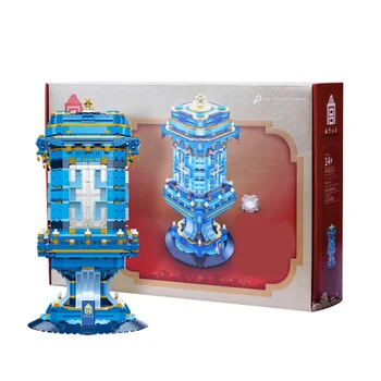 

1352Pcs MOC City Views The Chinese Palace Lantern Model Building Blocks Assembly Bricks Kid Toy Chinese Gifts - Light Version