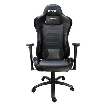 

Gaming chair black HIPER HGS-101 (leather-PU, 4D armrest, 4 class gas lift, adjustable tilt tilting mechanism)