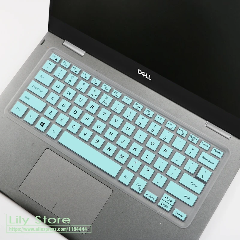 Для Dell Inspiron 14 дюймов 5000 серии 5482/5481(2 в 1) i5379 i5482 i5481 i5485 силиконовая клавиатура для ноутбука