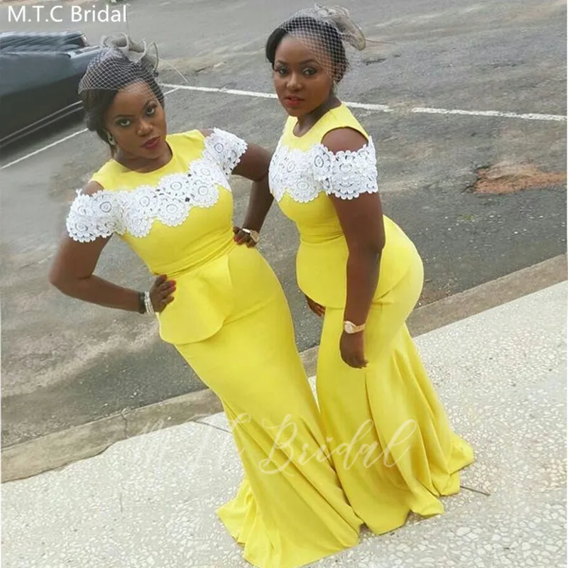 Plus Size African Bridesmaid Dresses 