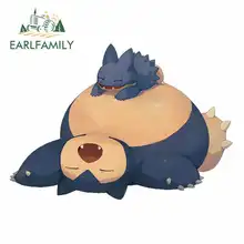 EARLFAMILY 13cm x 9.5cm For Pokemon Kabi Beast Car Sticker Polyethylene JDM Car Accessories Sunscreen EARLFAMILY 13cm x 9.5cm For Pokemon Kabi Beast Car Sticker Polyethylene JDM Car Accessories Sunscreen