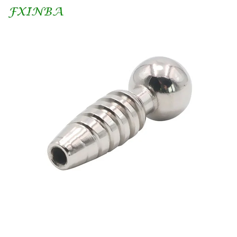 FXINBA Stainless Steel Urethral Sound Dilator Male Penis Plug Threaded Urethra Catheter Stimulator Adult Sex Toy For Men Gay