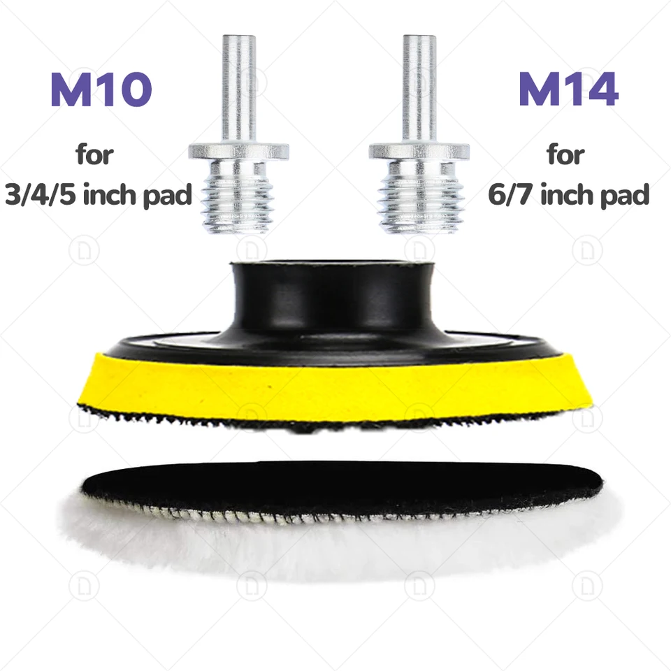 Kit Lucidatura Auto 10 Pezzi – Tamponi In Lana 80 Mm Con Adattatore M10 E Ventosa – Per Trapano, Levigatrice – Per Auto, Vetro, Ceramica, Mobili