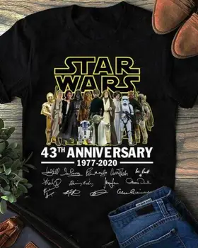 

Star Wars 43th Anniversary 1977-2020 Men T-Shirt S-3XL Black