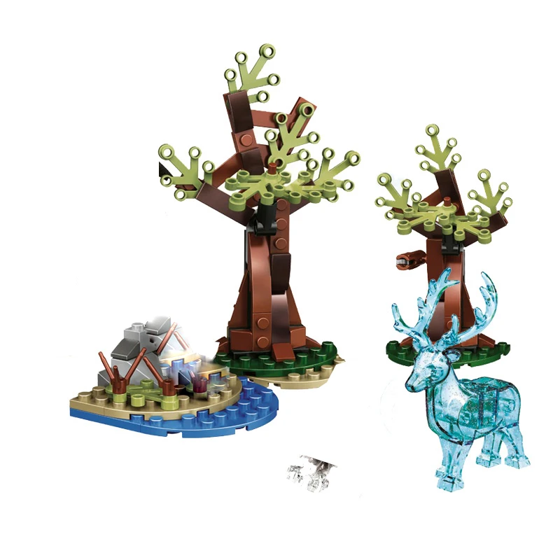 

2020 Harris Movie The Prisoner of Azkaban Expecto Patronum Model Building Blocks Kit Classic Bricks Kids Toy For Children Gift