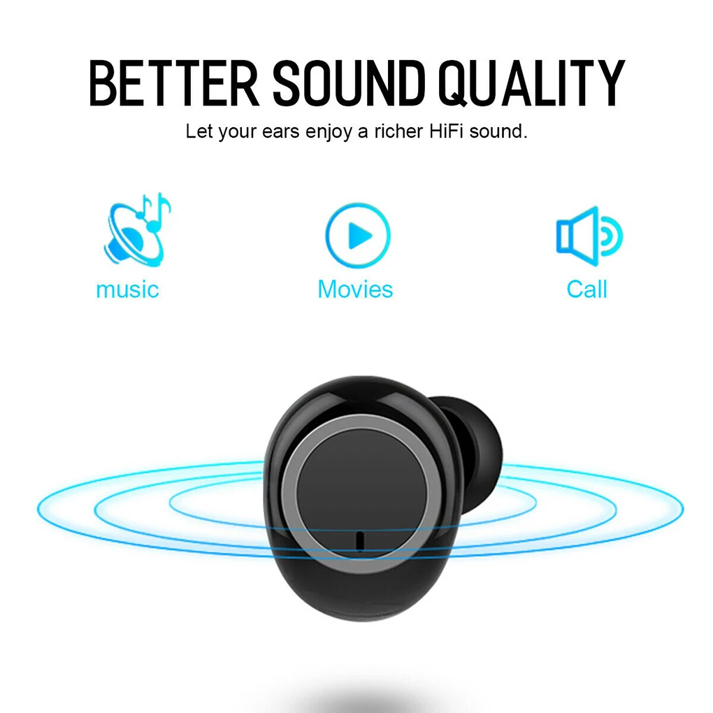 Новинка TWS 5,0 Беспроводная гарнитура Bluetooth наушники стерео звук наушники двойной микрофон с зарядным устройством
