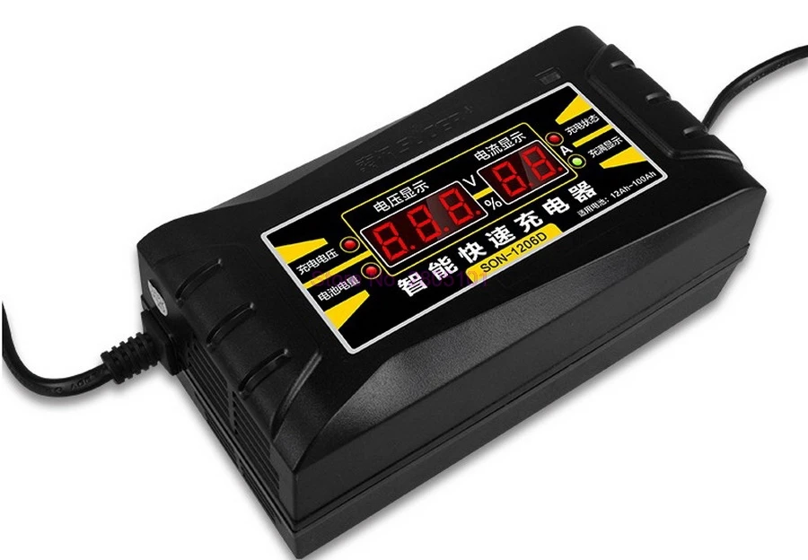 10pcs Smart Battery Charger 12v 6a 10a Eu/us Maintainer Desulfator For