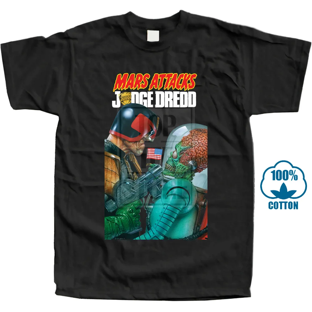 Mars Attacks Judge Dredd T Shirt All Sizes S To 4Xl 015954 |