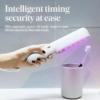 

Office Travel LED Rechargeable Ultraviolet Sterilizer Light Disinfection UV Lamp Home UV Sterilizer Light Disinfection Lamp