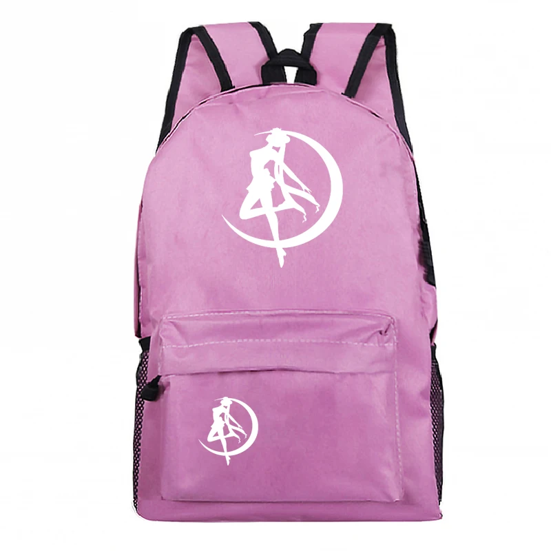 Сейлор Мун рюкзак аниме школьные сумки для подростков девочек мальчиков галактика ежедневный рюкзак дорожные сумки через плечо книга Сумка - Цвет: 1