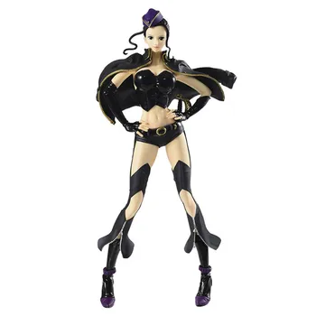 

Anime The Straw Hat Pirates Black Clothes Nico Robin 25CM PVC Statue Action Figure Model Toys X3600