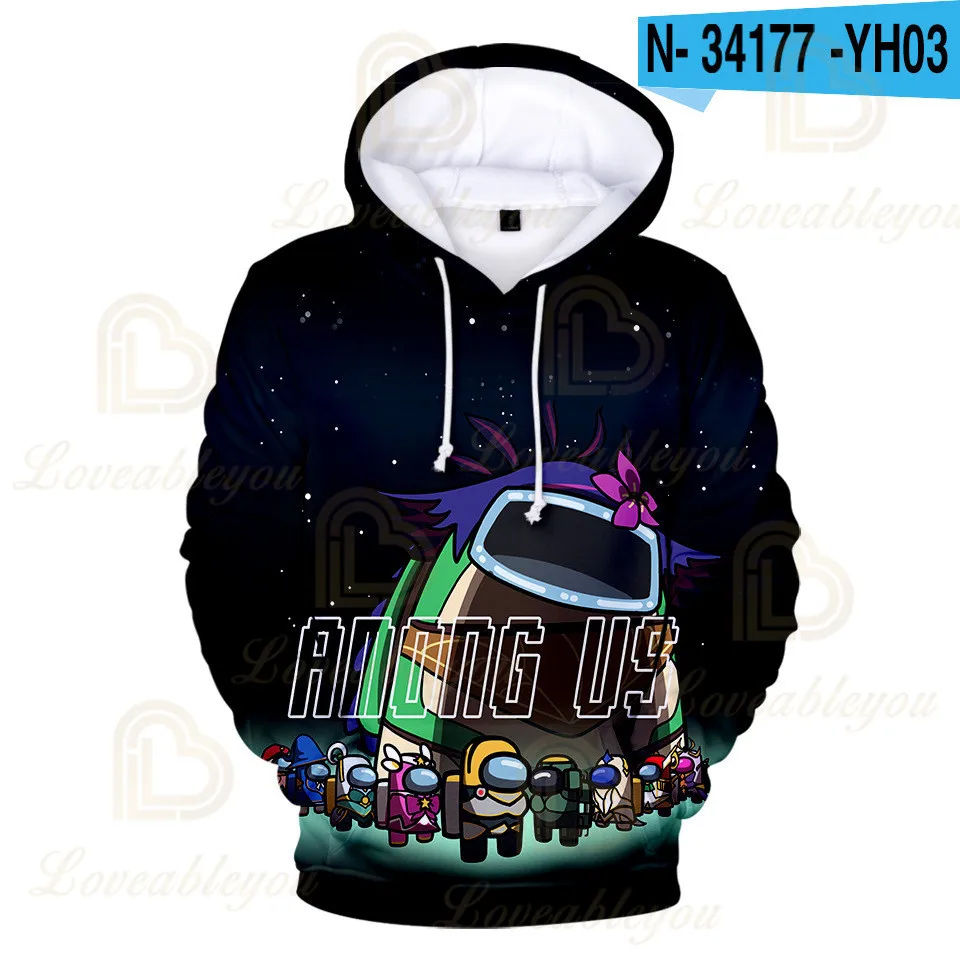 

Oversized Hoodie Men Printing Impostor Crewmates Sweatshirts Long Sleeve Hoodie Kids Boys Girls Harajuku Print Top