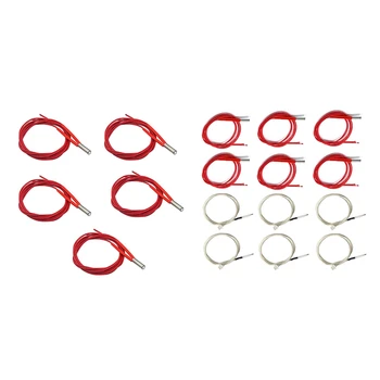 

5x 24V 40W Heater Cartridge 620 Ceramic for 3D Printer Prusa & 12x 12V 40W Ceramic Cartridge Heater and NTC 100K 3950