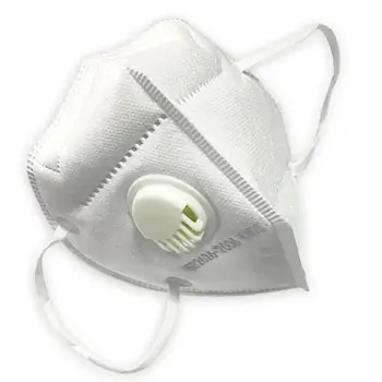 

5-layer mask with breathing valve filter Protective Fold Masks Anti Pollution Dust Respirator Masks for Allergy/Asthma