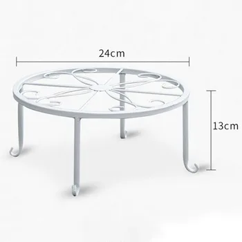 Iron Balcony Plant Shelf,Flower Pot Rack Stand, Green Plant Shelves, Decoration Holder,Indoor Outdoor Garden Display Shelf 화분 선반