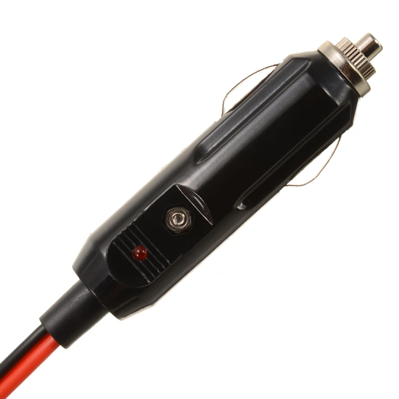 12V/24V 15A Car Auto LED Male Cigarette Lighter Socket Plug Connector with Fuse&Wire Power Charger Adapter Socket Plug For Car