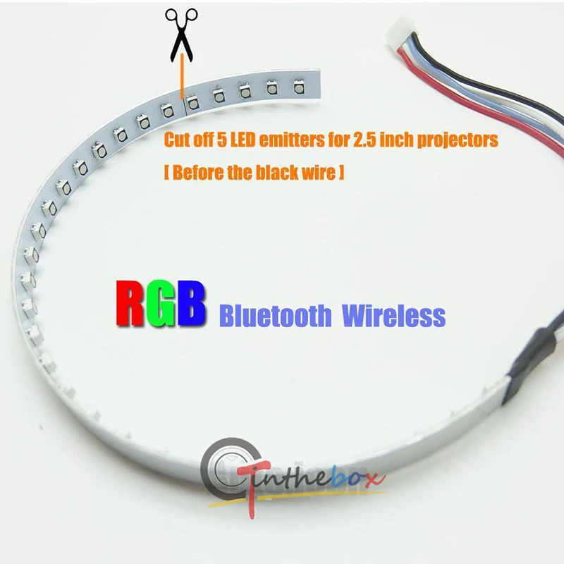 Беспроводной Bluetooth пульт дистанционного управления 15 SMD RGB светодиодный комплект