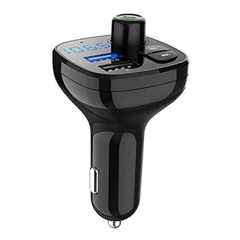 

Bluetooth FM Transmitter for Car,Wireless In-Car Radio Transmitter Adapter Car Kit with USB Car Charger, Car MP3 Music Player Su