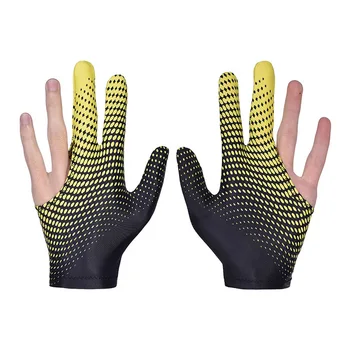 

1 Pcs Women Men Billiard Gloves Fit Both Left Right Hand Three-fingered Pool Snooker Accessories HB88