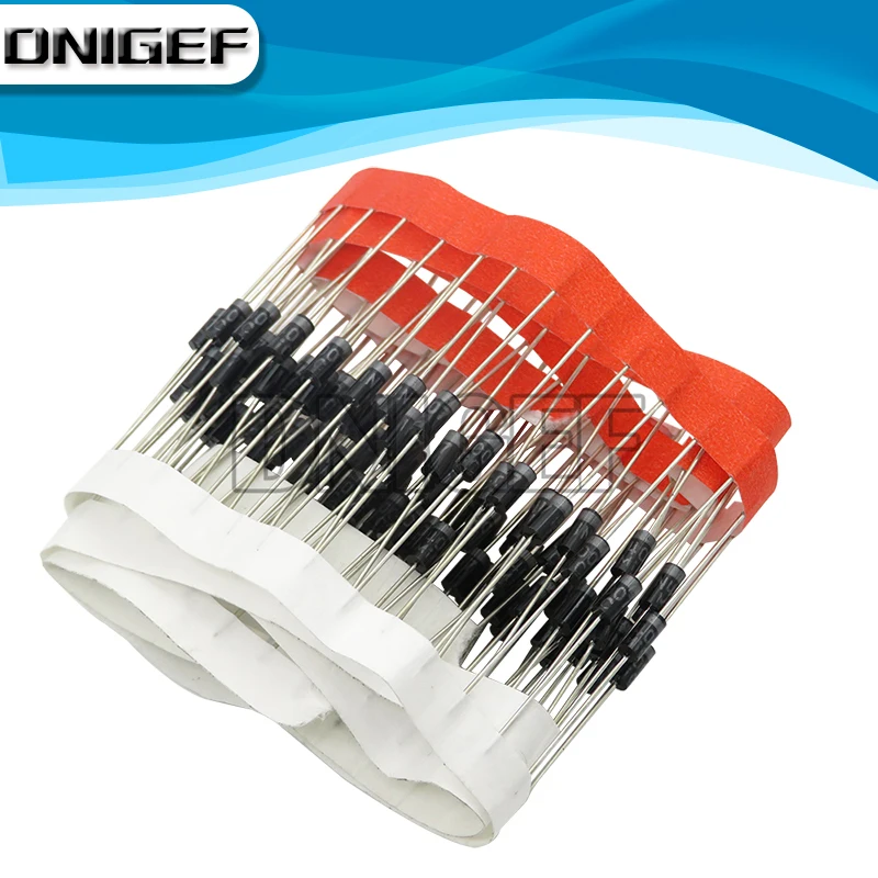 Выпрямительный диод 1N4007 DO-41 50 шт. 1N5819 1N4001 UF4007 FR107 FR157 FR207 1N4004 1N4937 HER107 RL207 1N5817 1N5399 |