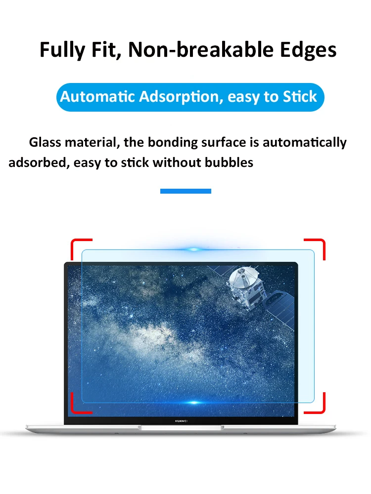 Matebook 13s 14s D14 D15 Magicbook v 14 15 16 Huawei Honra Udma Matte Anti Brilho Protetor de Tela Azul 2023 - Imagem 3