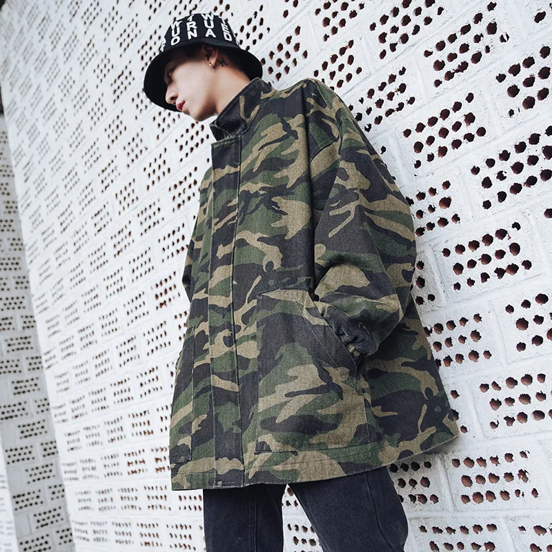 

2018 Autumn & Winter New Style Fashion Style Handsome Casual Men Camouflage Pocket Jacket