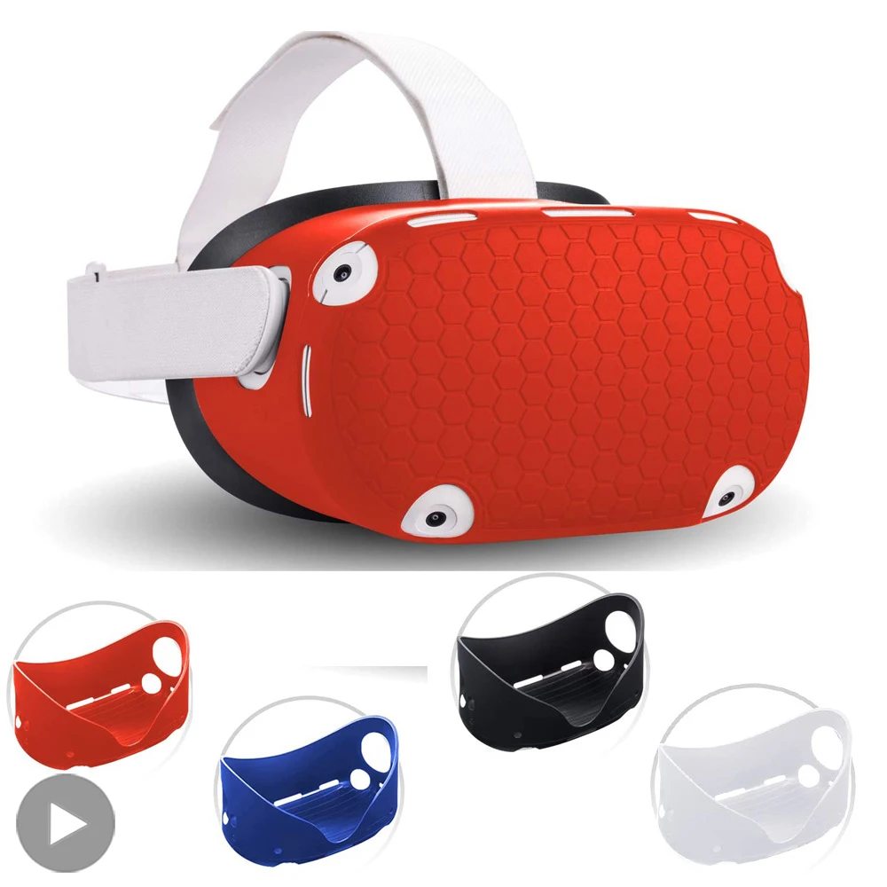 Защитный чехол для Oculus Quest 2 Quest2 силиконовый аксессуары настоящая умная 3D
