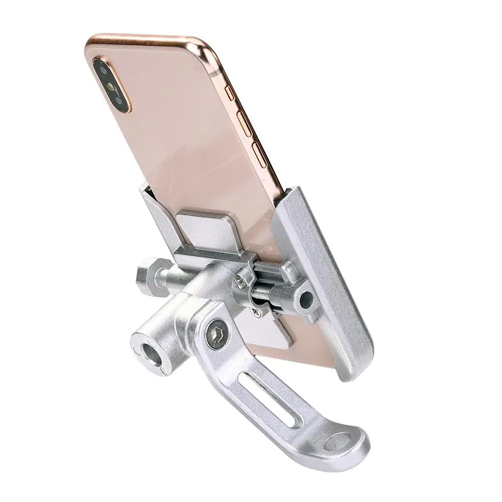 mobile wall stand 360 Degree Universal Motorcycle Phone Holder Metal Bike Motorbike Mirror Handlebar Stand Mount Support for iPhone Xiaomi Samsung iphone holder for car